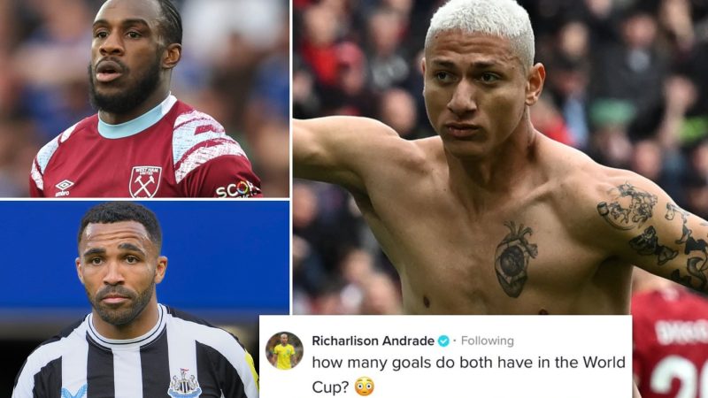 Richarlison delivers a flawless response to the mocking from Antonio and Wilson