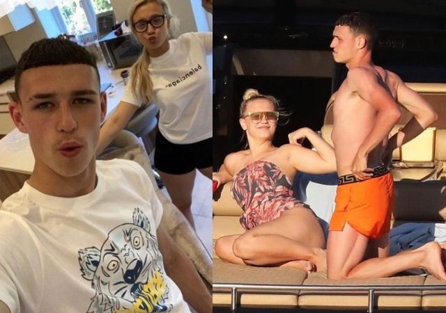 Phil Foden dazzles vacationers with impressive soccer skills on Mykonos Beach, accompanied by his partner, Rebecca Cooke