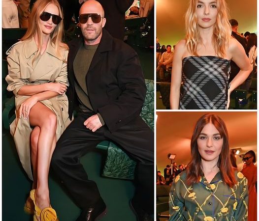 A-Listers Kylie Minogue, Jason Statham, and Others Grace the Front Row at Burberry Show